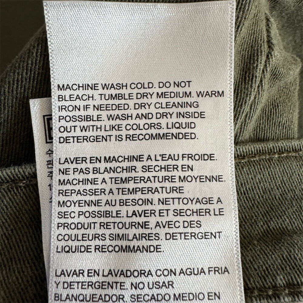 Levi’s Slimming Skinny Jeans Stretch Olive Green Women's Size 28 - Picture 9 of 10